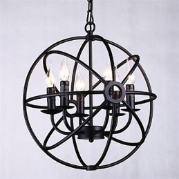 Lámpara colgante estilo mini, moderna, contemporánea, tradicional, clásica, rústica, estilo retro, estilo campestre, globo.