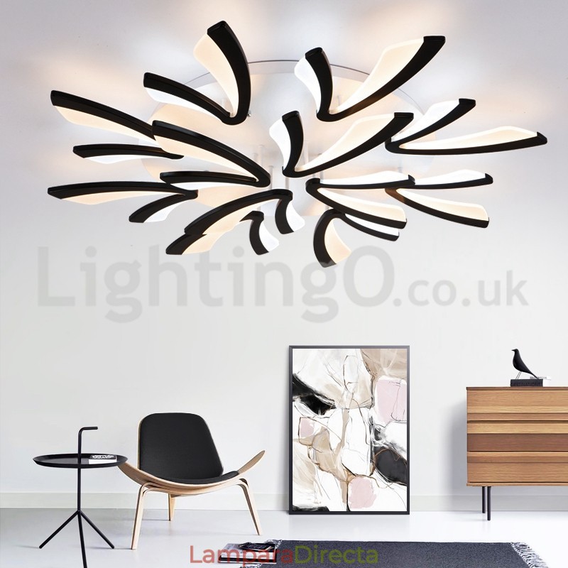 Lámparas de techo empotradas modernas y elegantes de 12 luces más nuevas