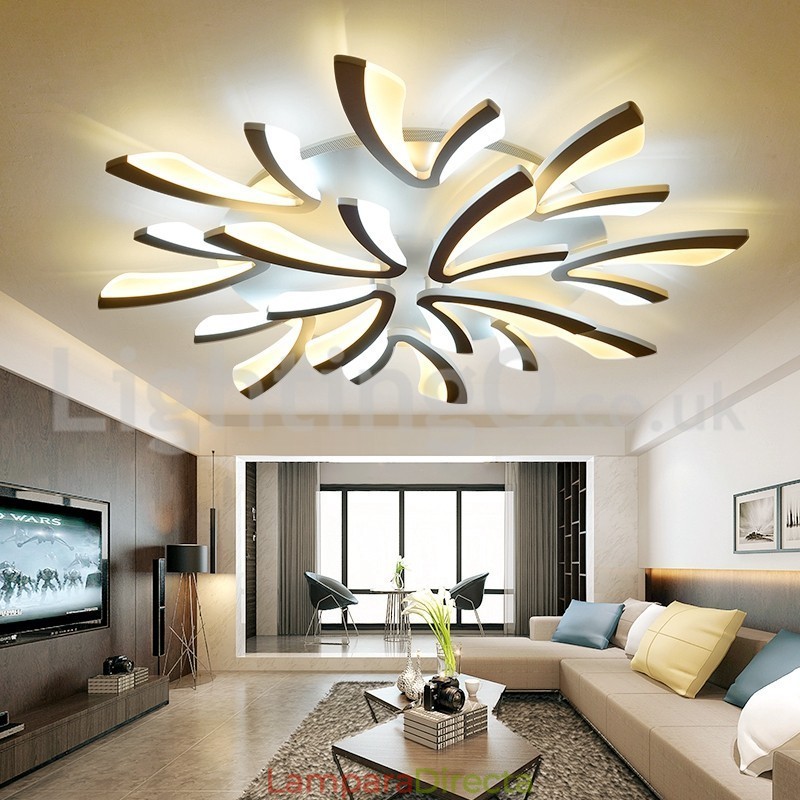 Lámparas de techo empotradas modernas y elegantes de 12 luces más nuevas