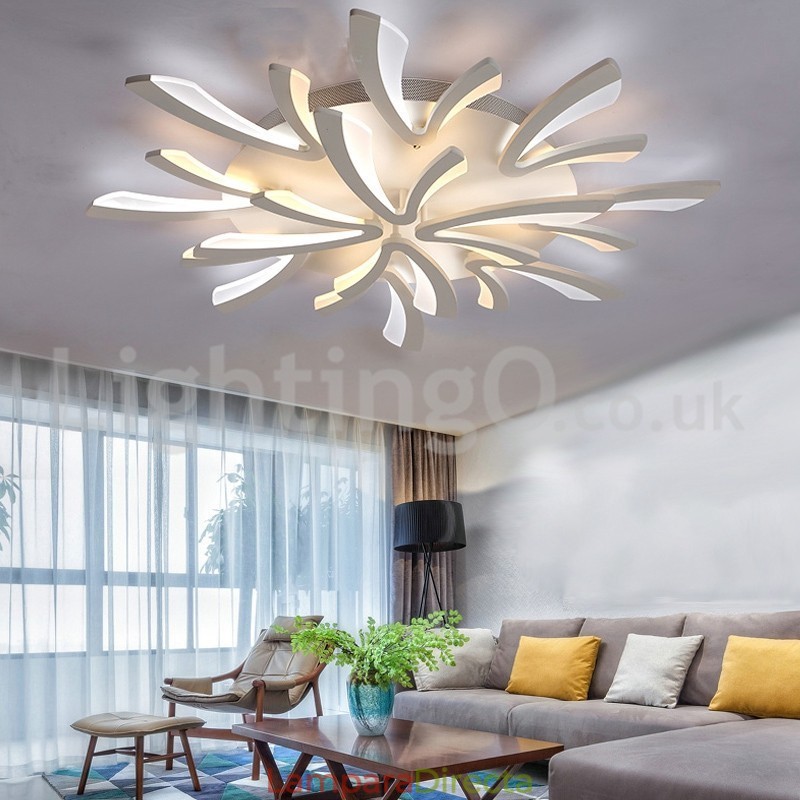 Lámparas de techo empotradas modernas y elegantes de 12 luces más nuevas