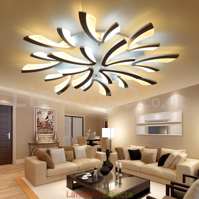 Lámparas de techo empotradas modernas y elegantes de 12 luces más nuevas