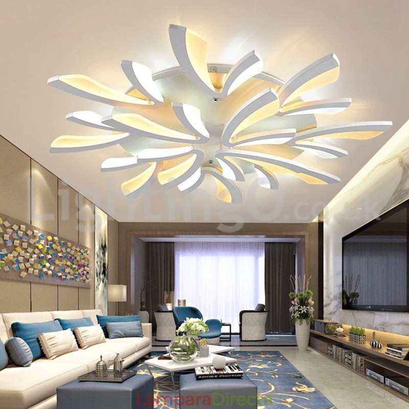 Lámparas de techo empotradas modernas y elegantes de 12 luces más nuevas