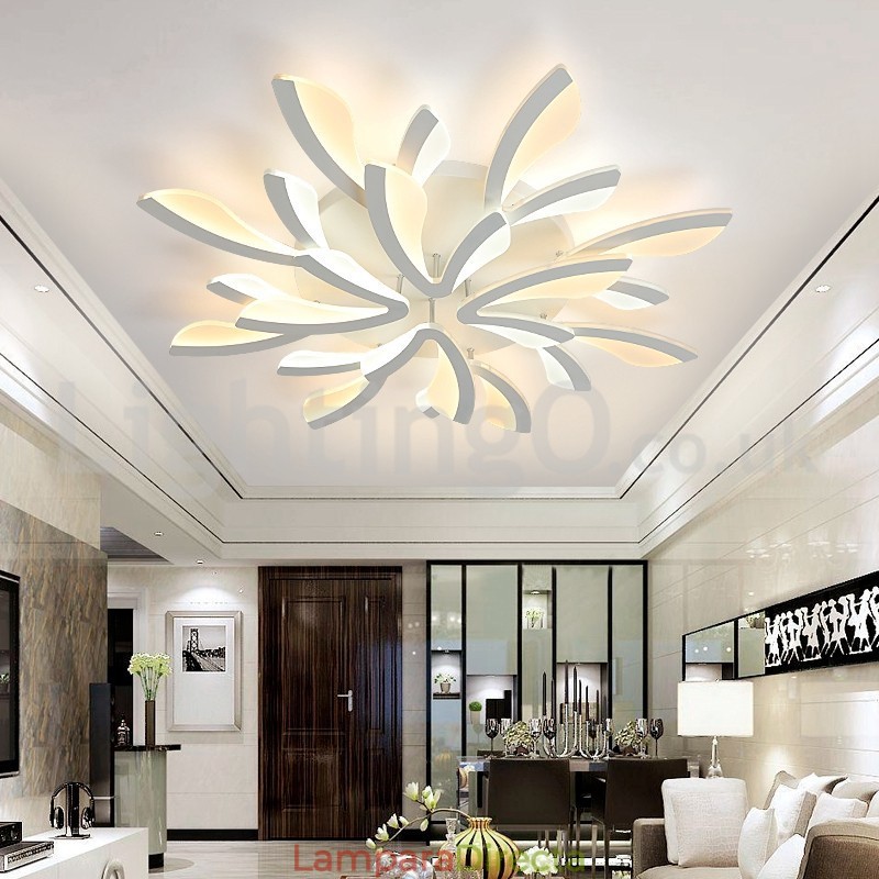 Lámparas de techo empotradas modernas y elegantes de 12 luces más nuevas