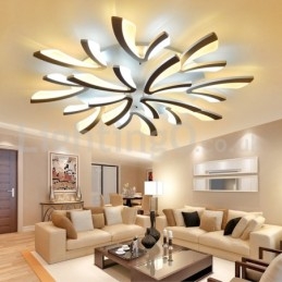 Lámparas de techo empotradas modernas y elegantes de 12 luces más nuevas