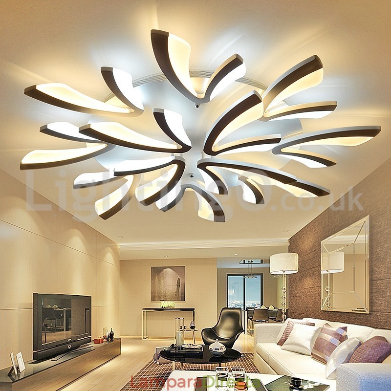 Lámparas de techo empotradas modernas y elegantes de 12 luces más nuevas