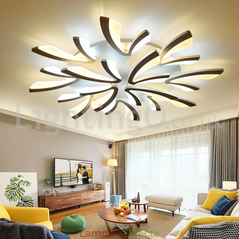 Lámparas de techo empotradas modernas y elegantes de 12 luces más nuevas