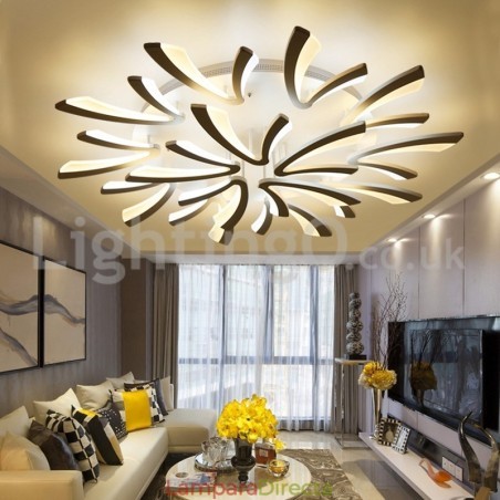 Lámparas de techo empotradas modernas y elegantes de 15 luces con personalidad Lámparas de techo empotradas modernas y elegantes de 15 luces con personalidad