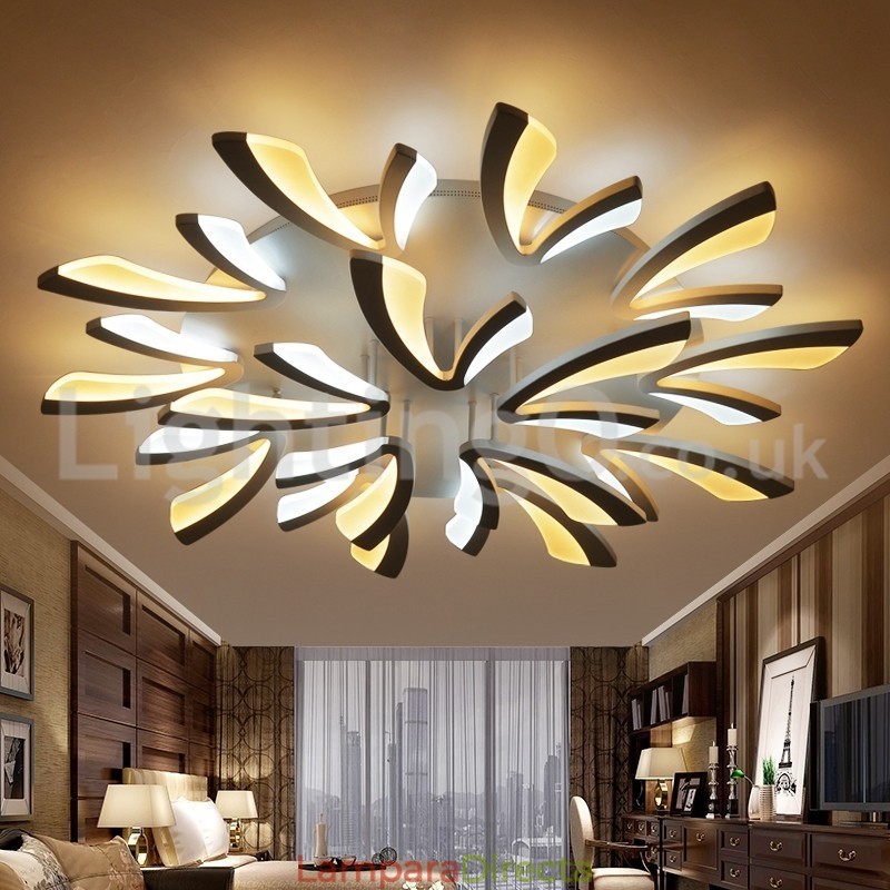 Lámparas de techo empotradas modernas y elegantes de 15 luces con personalidad