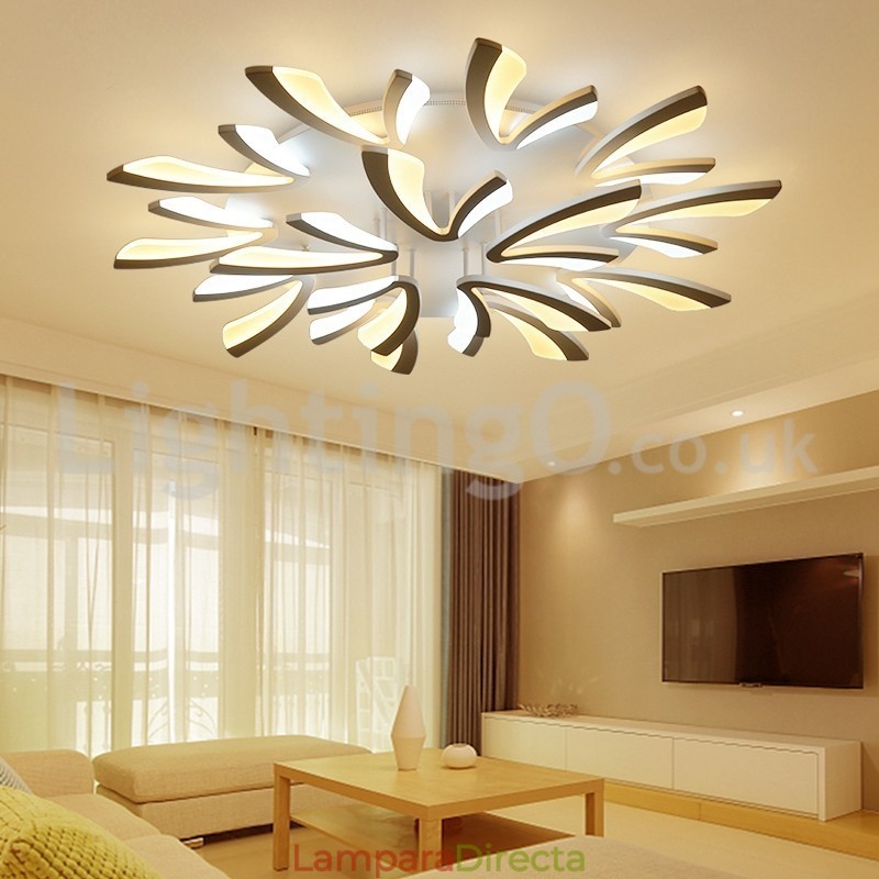 Lámparas de techo empotradas modernas y elegantes de 15 luces con personalidad
