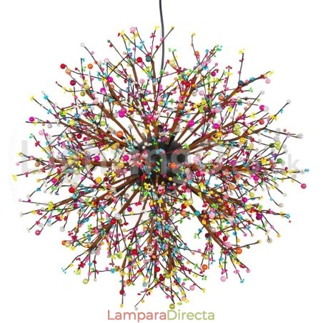 Lámpara de araña nórdica de diente de león de colores Lámpara de araña nórdica de diente de león de colores