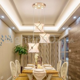 Lámpara colgante moderna de 1 luz y 3 luces a bajo precio