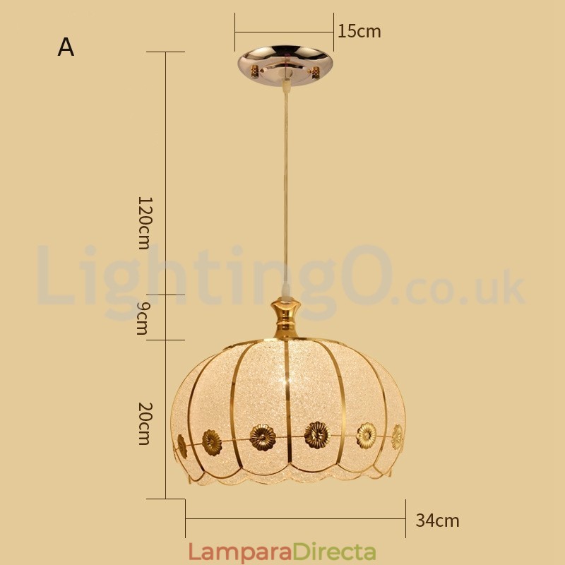 Exquisita tienda de lámparas colgantes modernas de una luz