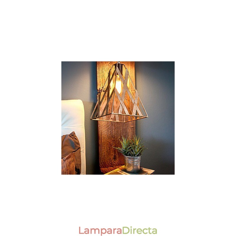 Lámpara de hierro retro moderna minimalista estilo industrial araña