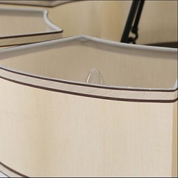 Lámpara de araña de estilo chino con imitación de hierro y cobre.