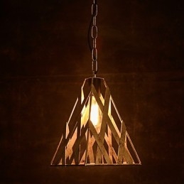 Lámpara de hierro retro moderna minimalista estilo industrial araña