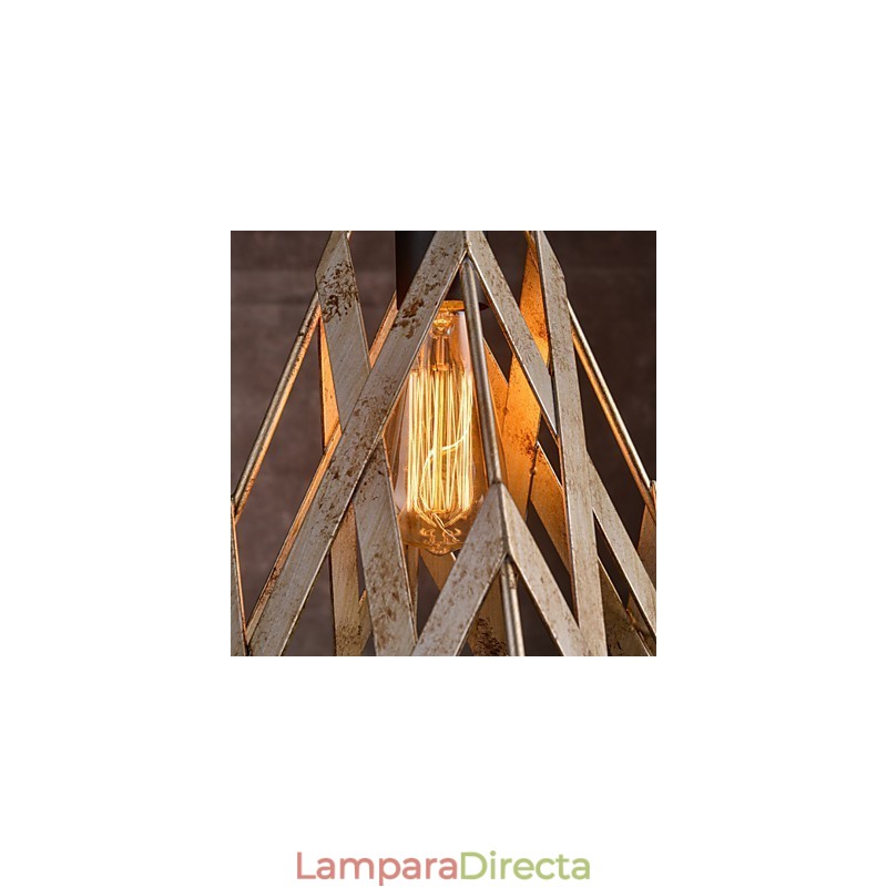 Lámpara de hierro retro moderna minimalista estilo industrial araña