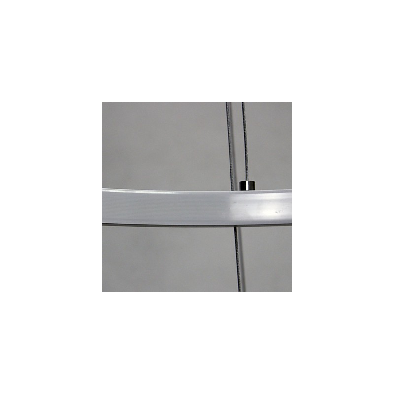 Lámpara colgante de diseño moderno con anillo regulable de 63 W y 100 cm de diámetro