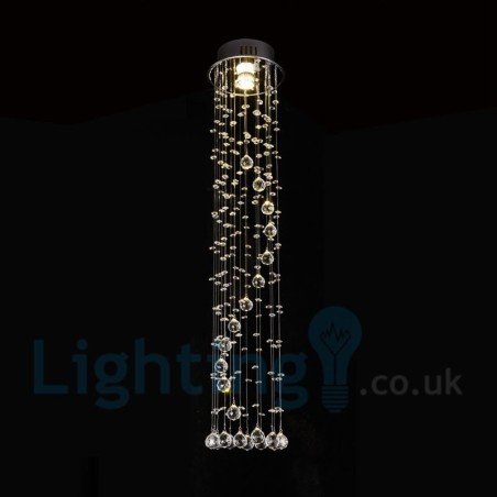 Lámpara de techo empotrada redonda de cristal K9 moderna y económica de 1 luz Lámpara de techo empotrada redonda de cristal K9 moderna y económica de 1 luz