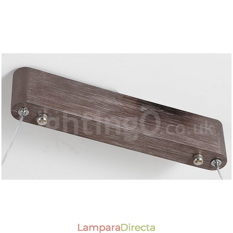 Lámpara colgante lineal regulable con control remoto de diseño moderno