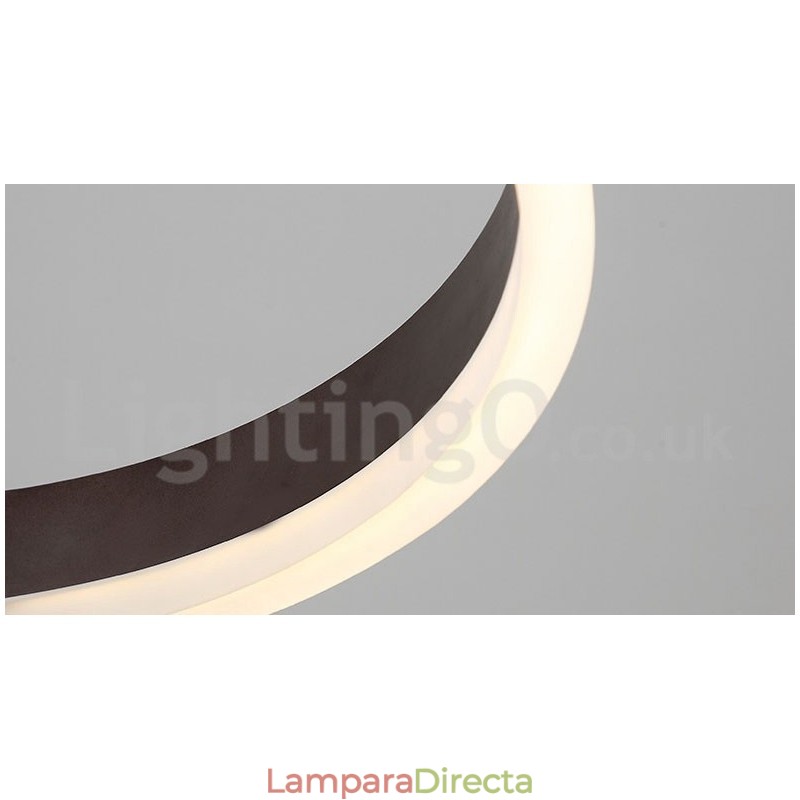 Lámpara colgante lineal regulable con control remoto de diseño moderno