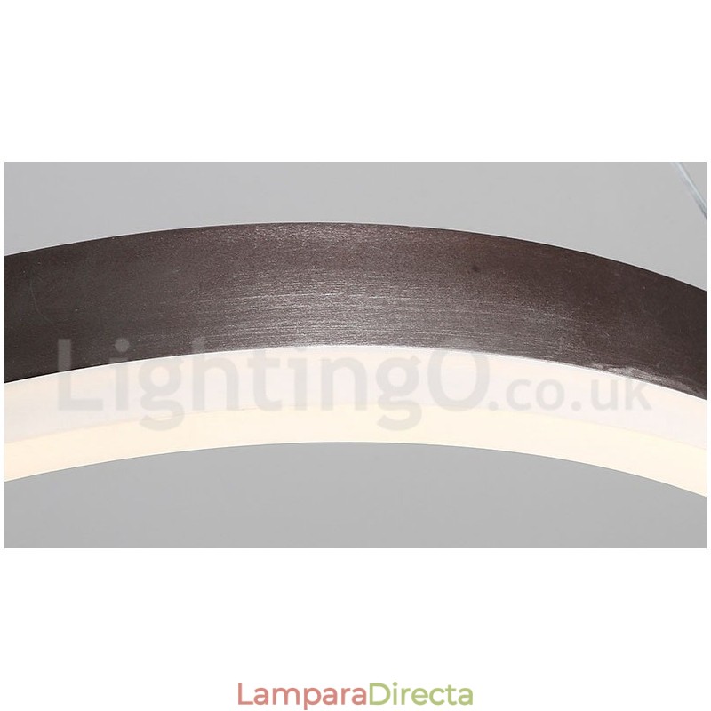 Lámpara colgante lineal regulable con control remoto de diseño moderno