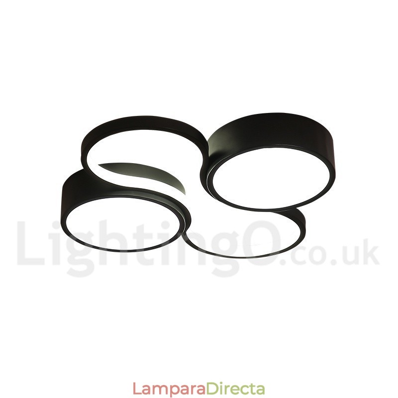Lámpara de techo de aluminio moderna y contemporánea regulable, lámpara empotrada para sala de estar y dormitorio. También se puede usar como luz de pared.