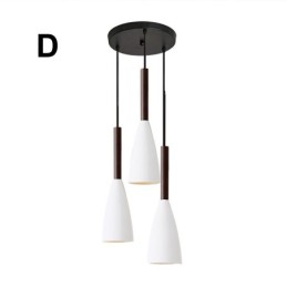 Lámpara colgante contemporánea moderna de diseño macarrón