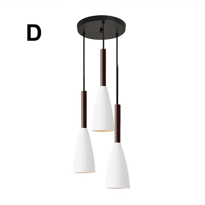 Lámpara colgante contemporánea moderna de diseño macarrón