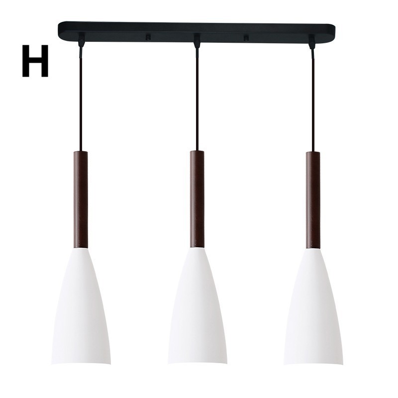 Lámpara colgante contemporánea moderna de diseño macarrón