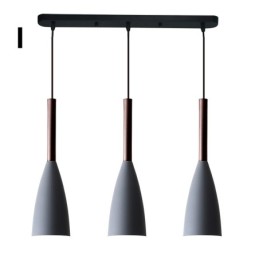 Lámpara colgante contemporánea moderna de diseño macarrón