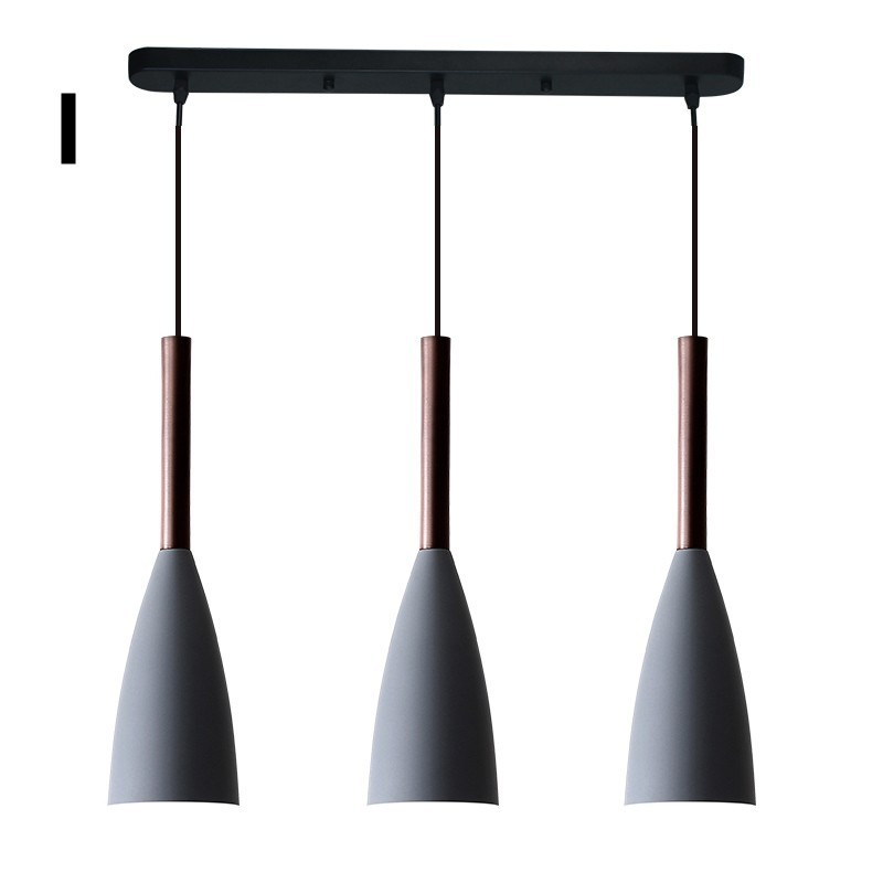 Lámpara colgante contemporánea moderna de diseño macarrón