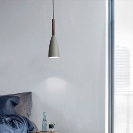 Lámpara colgante contemporánea moderna de diseño macarrón