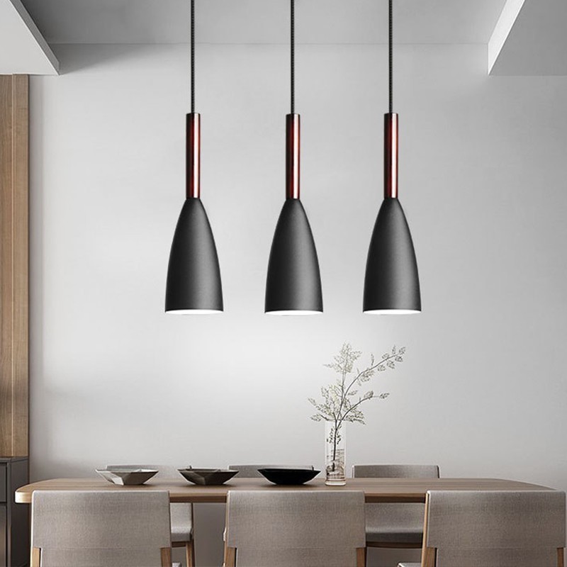 Lámpara colgante contemporánea moderna de diseño macarrón