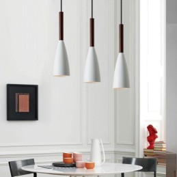 Lámpara colgante contemporánea moderna de diseño macarrón
