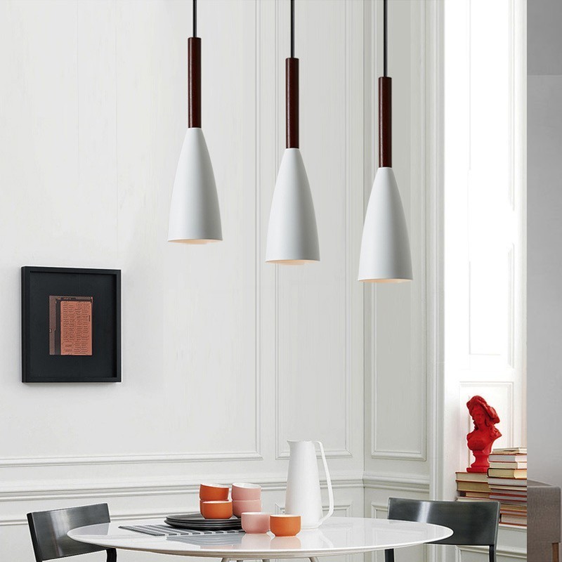 Lámpara colgante contemporánea moderna de diseño macarrón