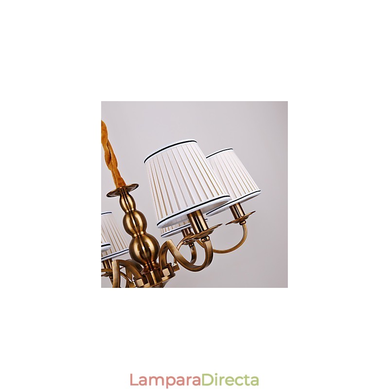 Lámpara de araña moderna contemporánea de metal