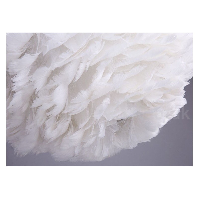 Lámpara colgante moderna y contemporánea con plumas multicolor
