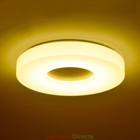 Lámpara de techo redonda de madera ultrafina regulable con pantalla acrílica, estilo nórdico Lámpara de techo redonda de madera ultrafina regulable con pantalla acrílica, estilo nórdico