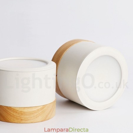 Minilámpara de techo de diseño moderno de madera con pantalla acrílica especial para también se puede utilizar como luz de pared Minilámpara de techo de diseño moderno de madera con pantalla acrílica especial para también se puede utilizar como luz de pared