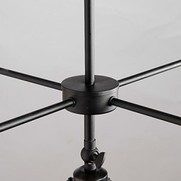 Lámpara de araña estilo mini moderna contemporánea de metal