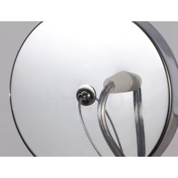 Lámpara colgante de diseño con borlas de aluminio en color plata