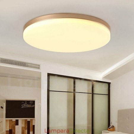 Lámpara de techo empotrada de estilo nórdico contemporáneo, moderna, regulable y redonda, ultrafina, con pantalla acrílica. También se puede usar como aplique de pared. Lámpara de techo empotrada de estilo nórdico contemporáneo, moderna, regulable y redonda, ultrafina, con pantalla acrílica. También se puede usar como aplique de pared.