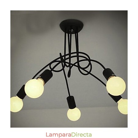 Lámpara de araña de metal con pintura contemporánea moderna Lámpara de araña de metal con pintura contemporánea moderna