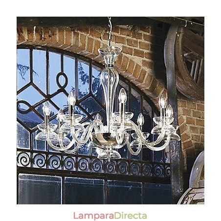 Lámpara de araña de cristal clásica tradicional Lámpara de araña de cristal clásica tradicional