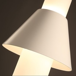 Lámpara colgante de metal moderna y contemporánea de 2 luces estilo mini