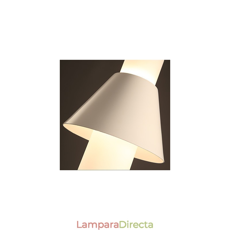 Lámpara colgante de metal moderna y contemporánea de 2 luces estilo mini