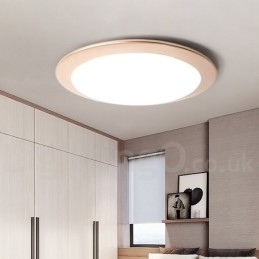 Lámpara de techo empotrada de estilo nórdico contemporáneo, moderna, regulable, superfina y de 4 cm de grosor, con pantalla acrílica y control remoto. También se puede usar como luz de pared.