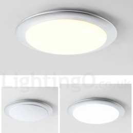 Lámpara de techo empotrada de estilo nórdico contemporáneo, moderna, regulable, superfina y de 4 cm de grosor, con pantalla acrílica y control remoto. También se puede usar como luz de pared.