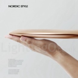 Lámpara de techo empotrada de estilo nórdico contemporáneo, moderna, regulable, superfina y de 4 cm de grosor, con pantalla acrílica y control remoto. También se puede usar como luz de pared.