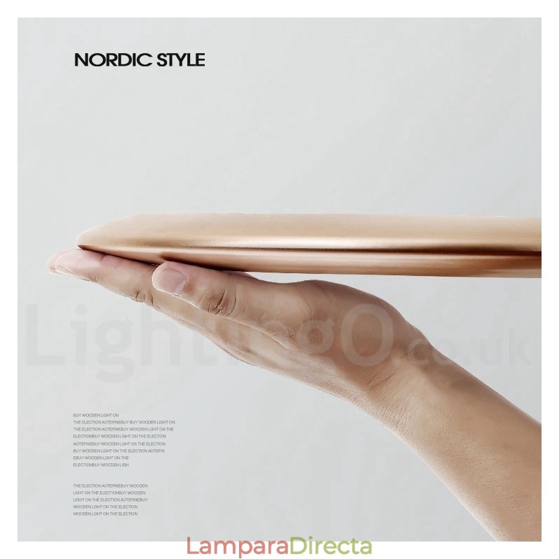 Lámpara de techo empotrada de estilo nórdico contemporáneo, moderna, regulable, superfina y de 4 cm de grosor, con pantalla acrílica y control remoto. También se puede usar como luz de pared.
